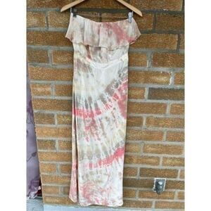 Gypsy 05 Silk Ruffle Maxi Dress XS
